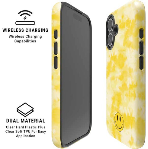 Yellow Tie Die iPhone 16 Plus Magsafe Impact Case